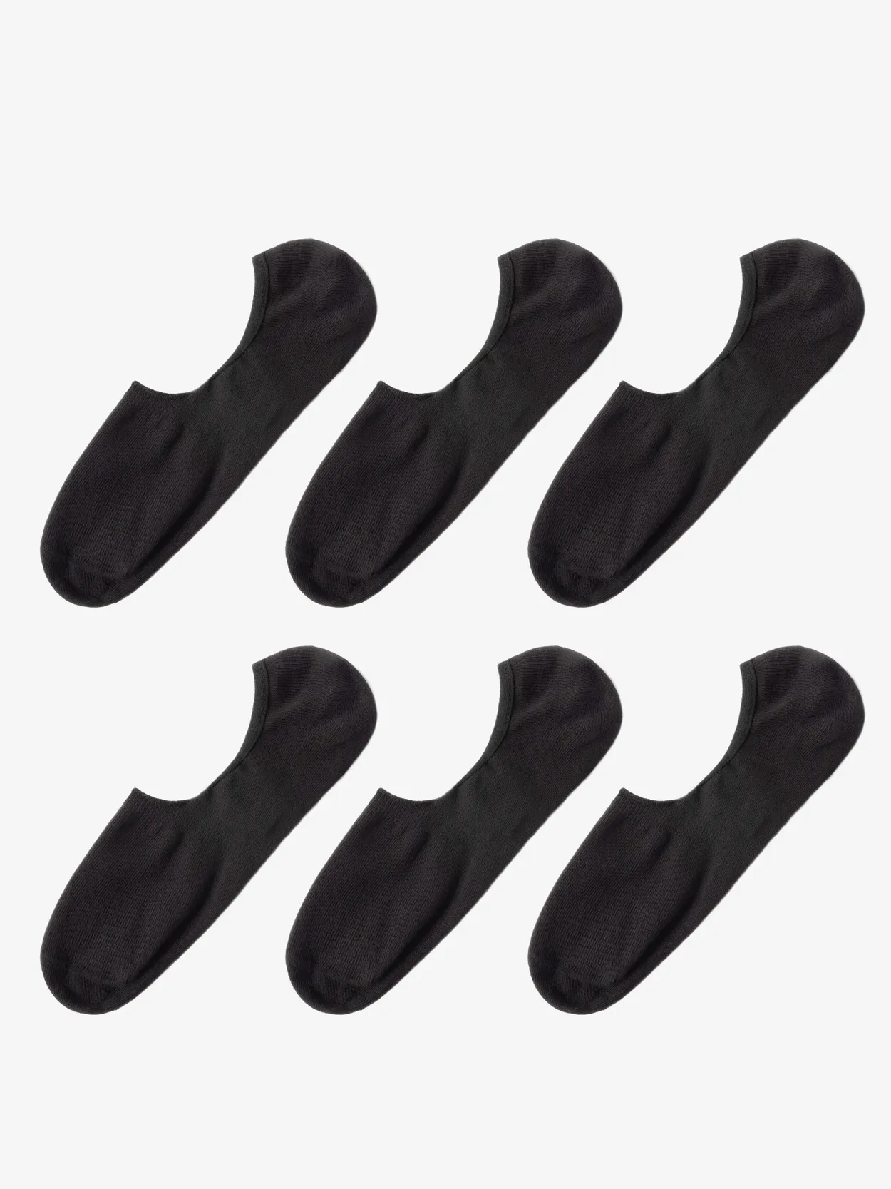 6er-Pack schwarze Socken Trento
