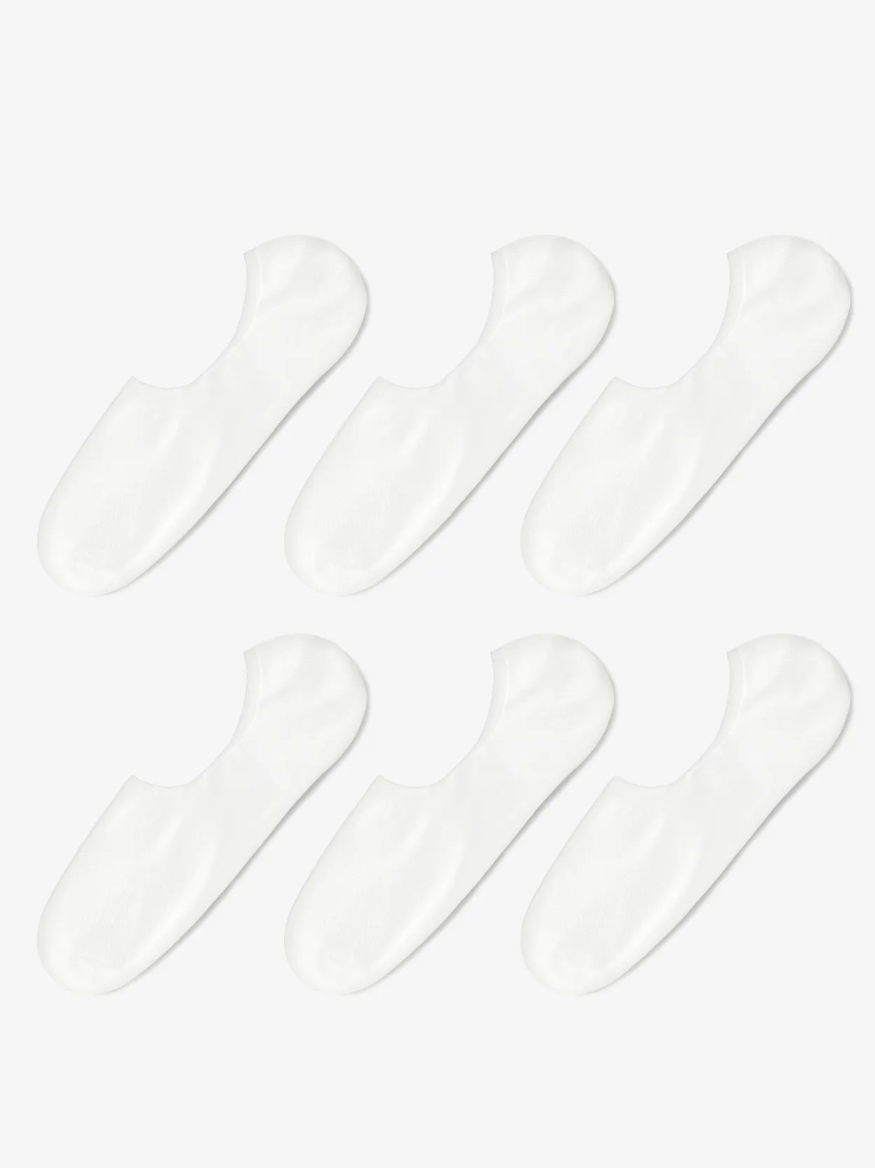 Image number 1 for product 6-Pack White Socks Trento