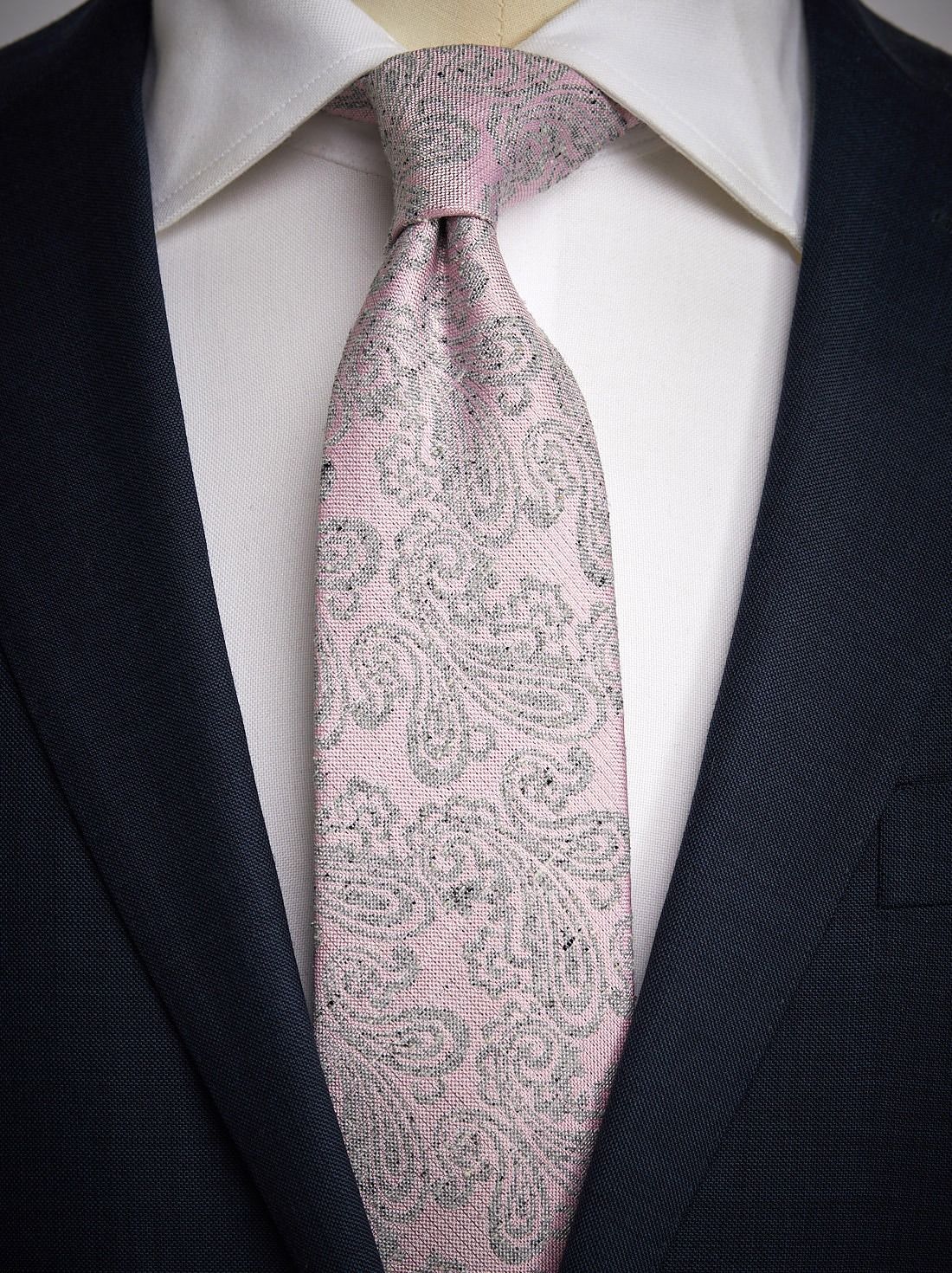 Pink Tie Paisley 