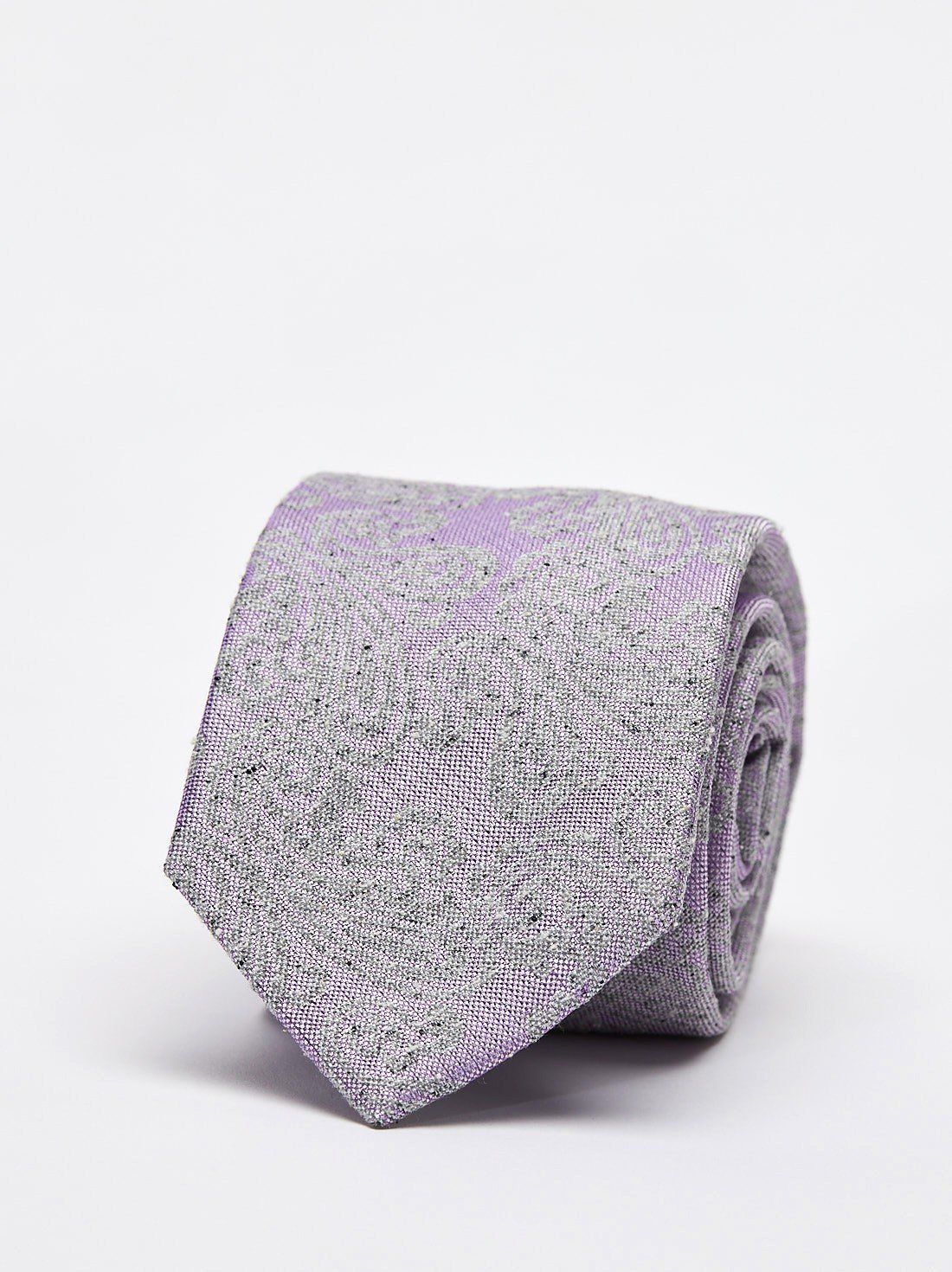 Purple Tie Paisley 