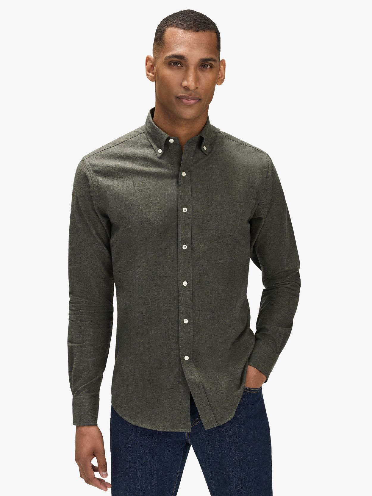 Chemise en Flanelle Verte Tires