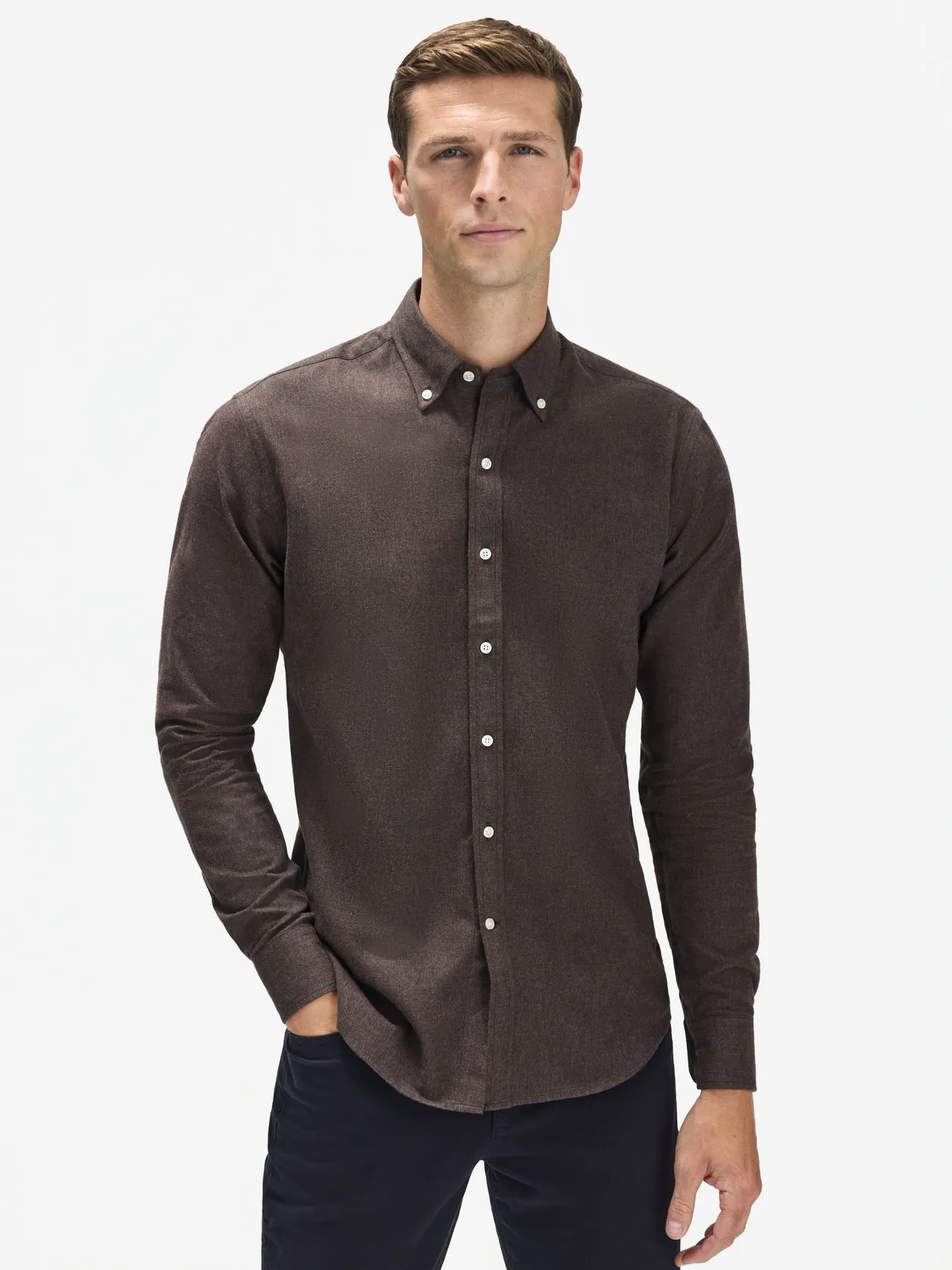 Chemise en Flanelle Marron Tires