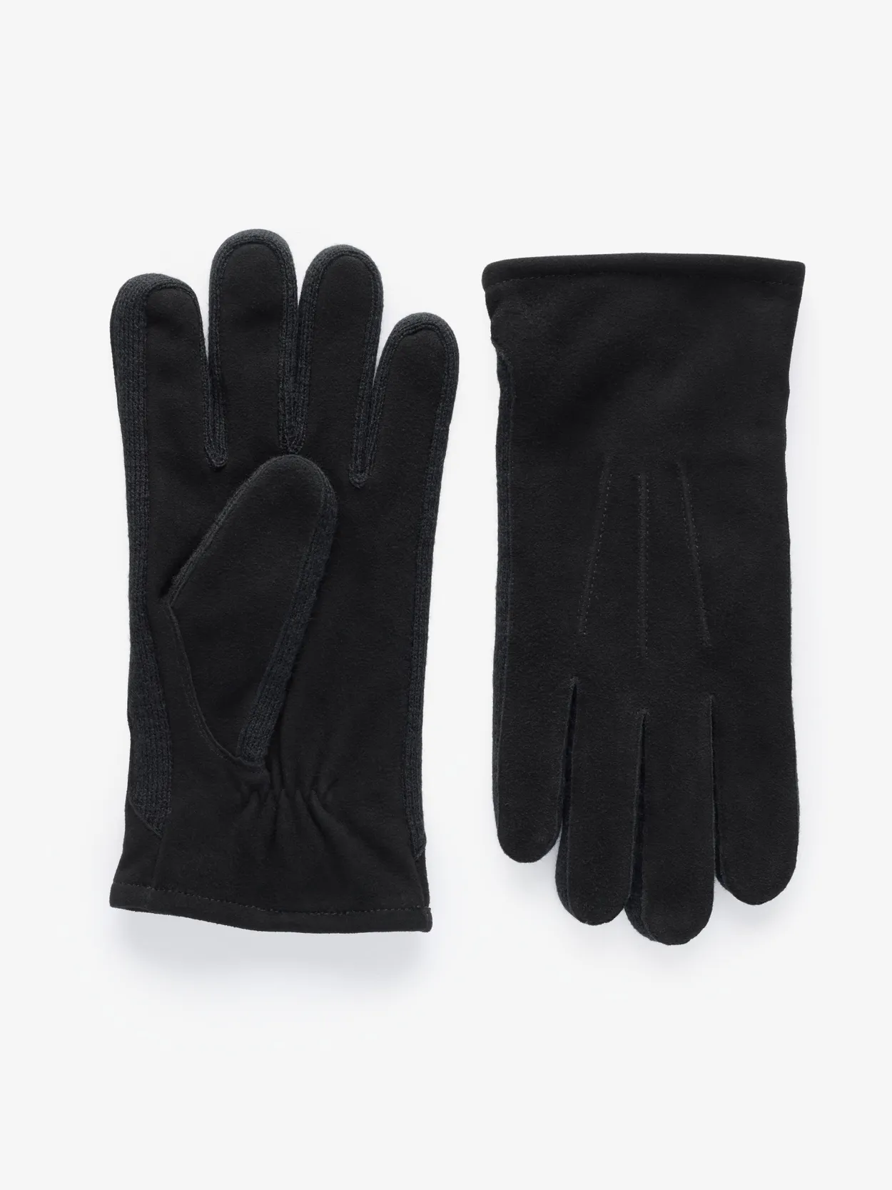 Black Leather Gloves Cervinia