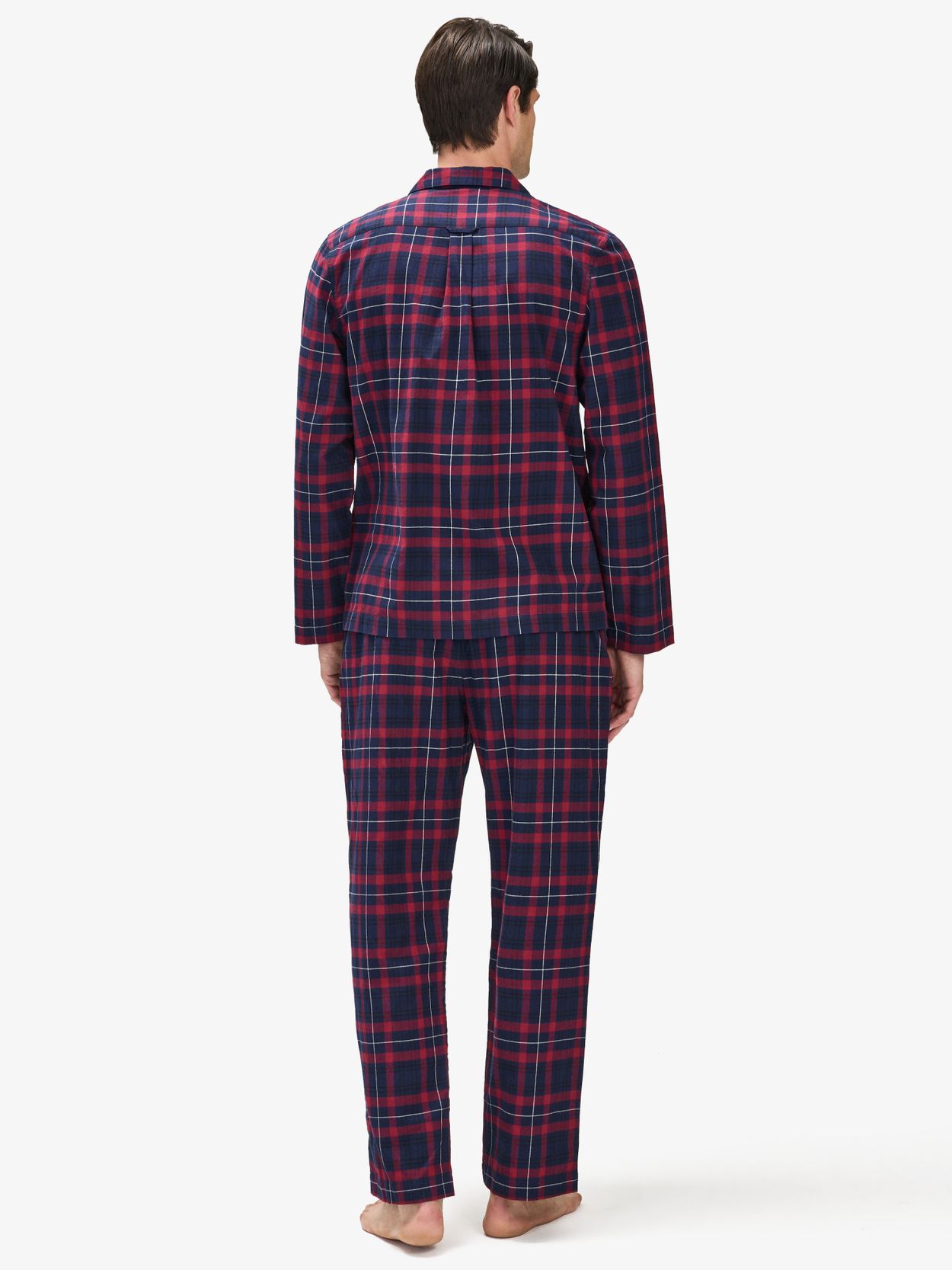 Pigiama Uomo Versay Classic London In Morbido Cotone – Riga E Quadri – S M L XL 2XL