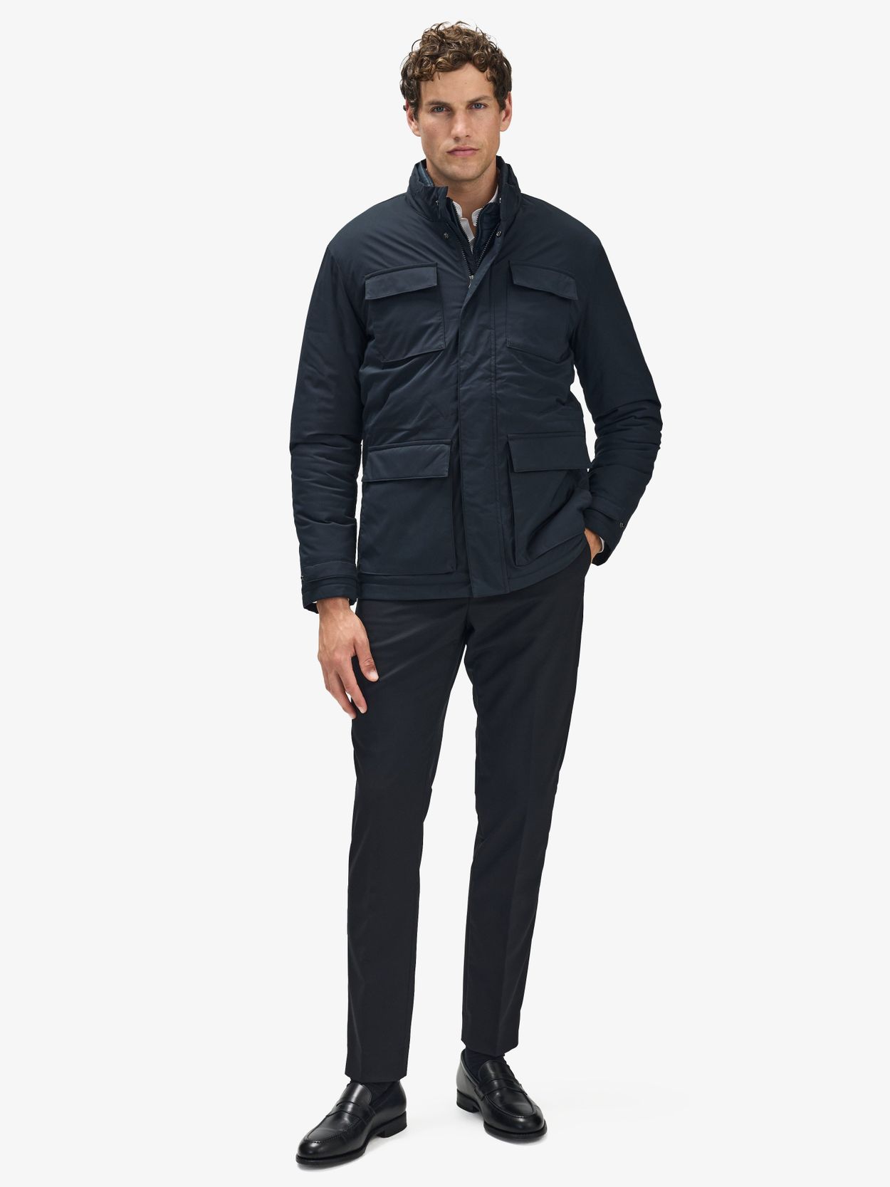 【DISCERNMENT】Vander Cotton Hood Field Jacket Padded Field Jacket Guarda - Buy online | John Henric