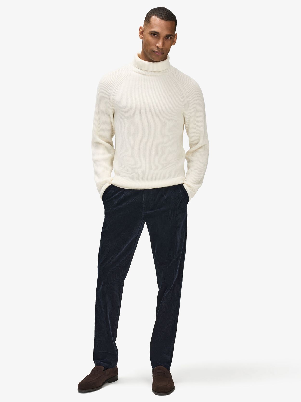 新品　BRIEFING　MENS BOUCLE TURTLE NECK KNIT Cashmere Blend Turtleneck Aron - Buy online | John Henric