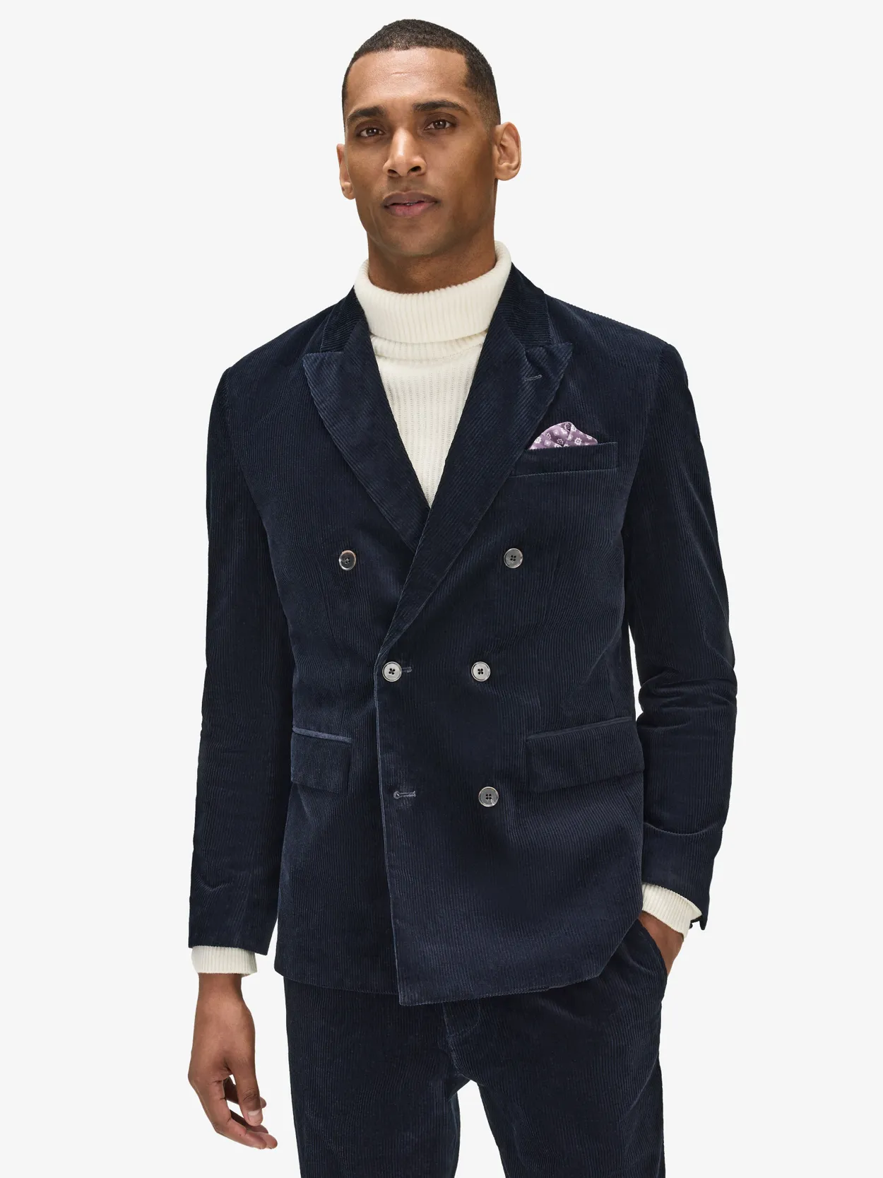 Navy corduroy blazer hotsell