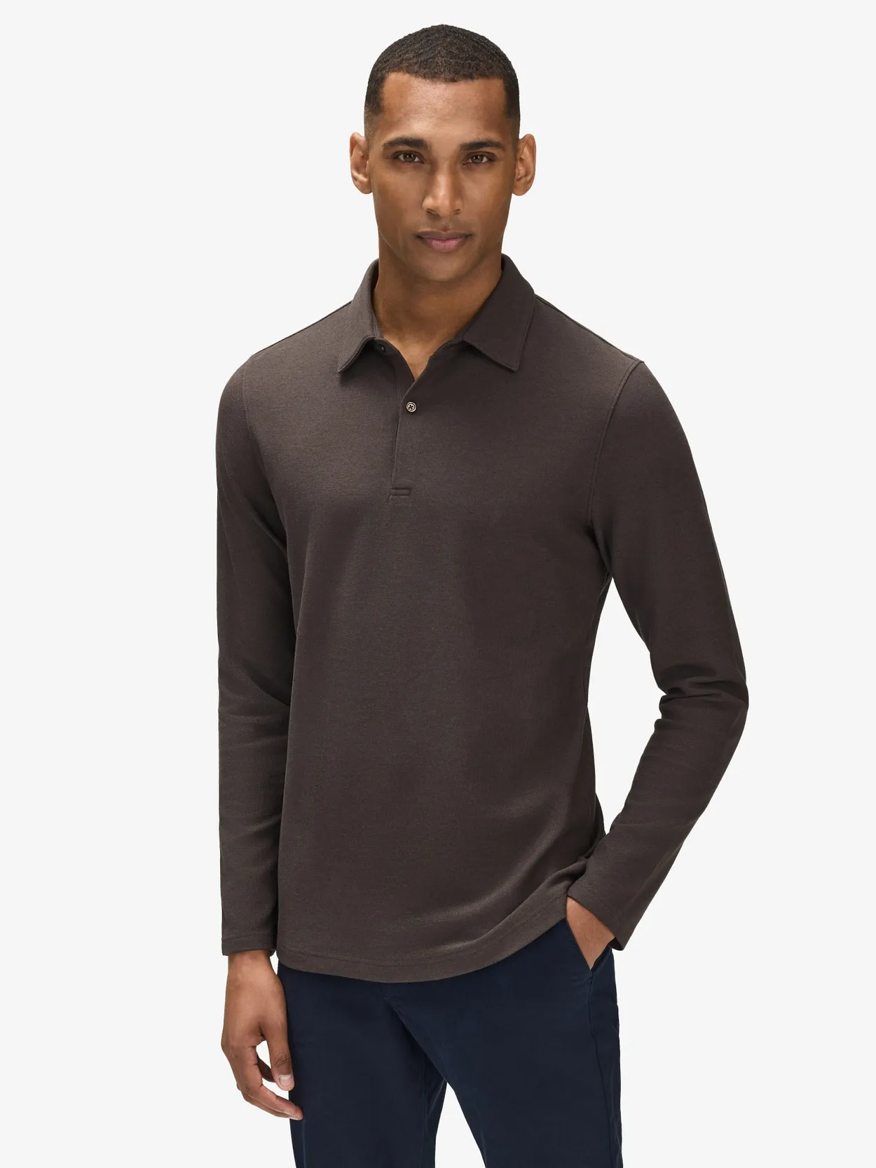 トップス DAIRIKU 20aw Long Sleeve Polo Knit Longsleeve Polo - Buy online | John Henric