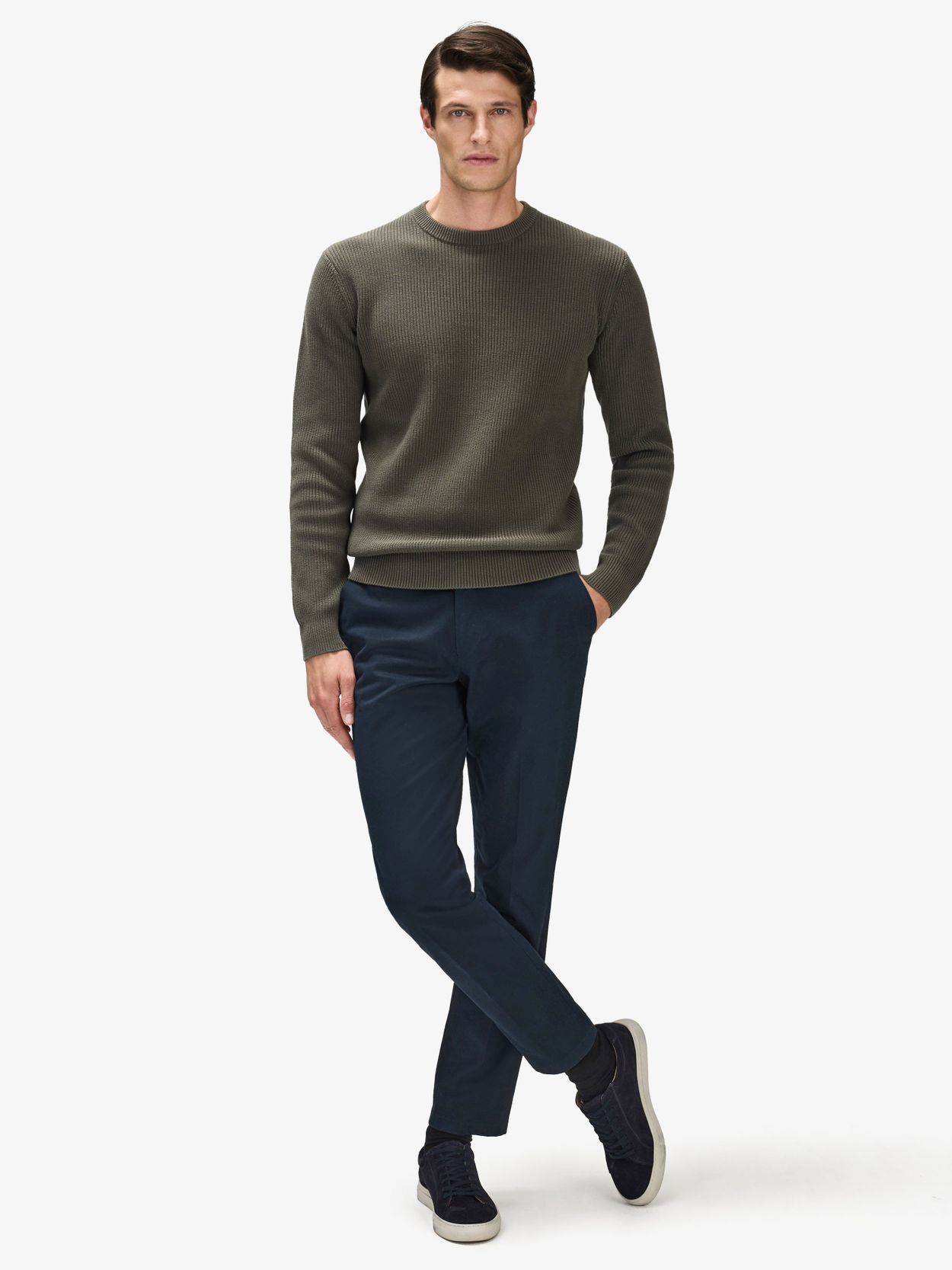 O-Neck Cotton Sweater - Buy online | John Henric