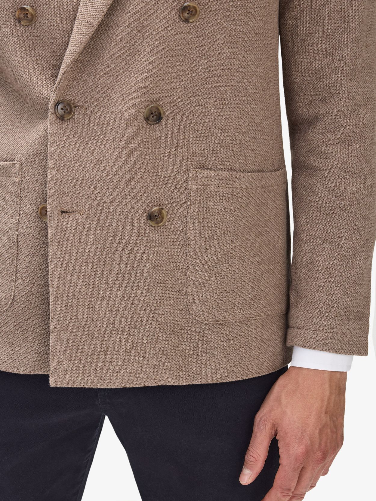 Double Breasted Blazer Knitted Charles - Buy online | John