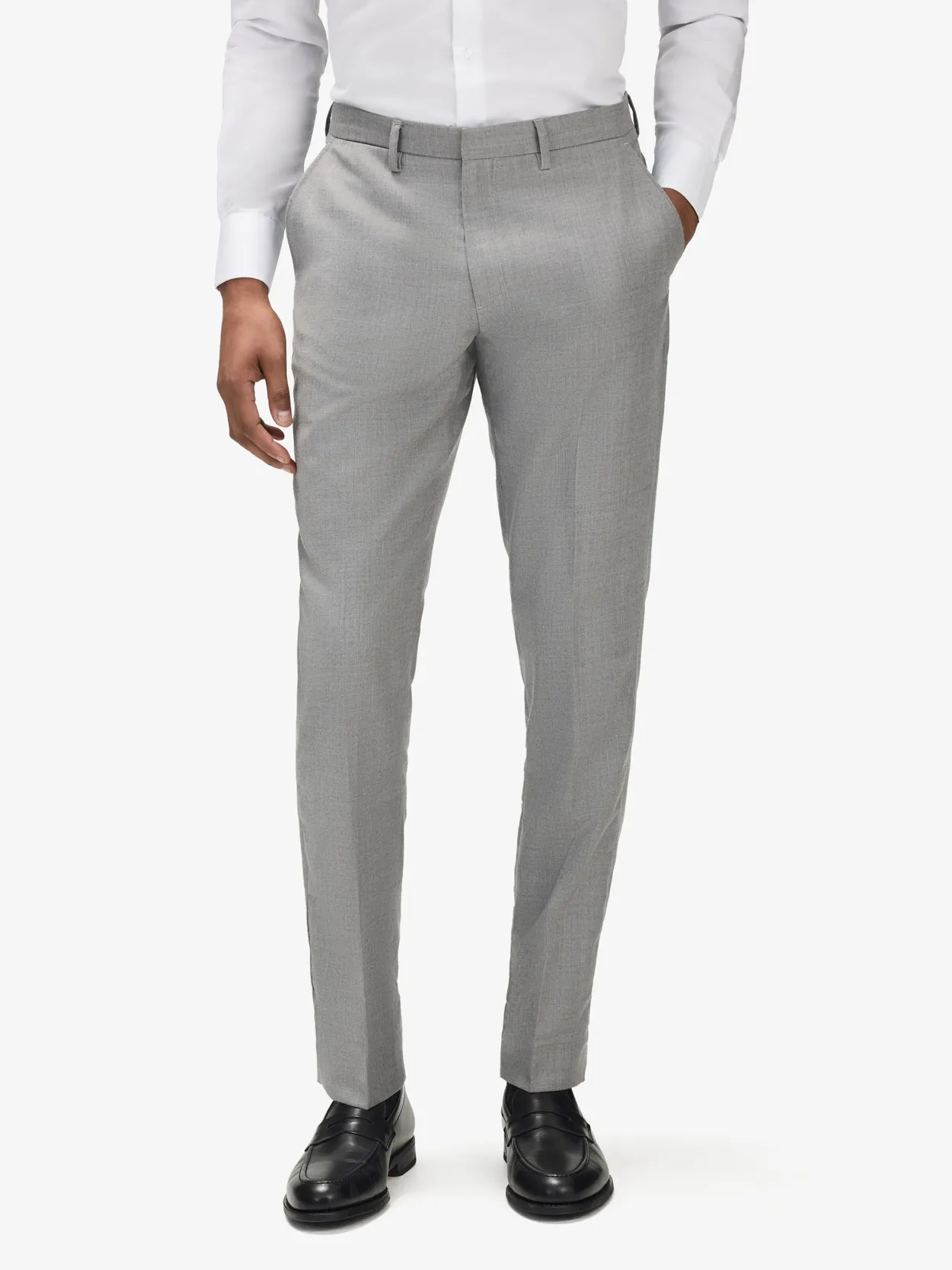 Light Grey Wool Trousers Marco