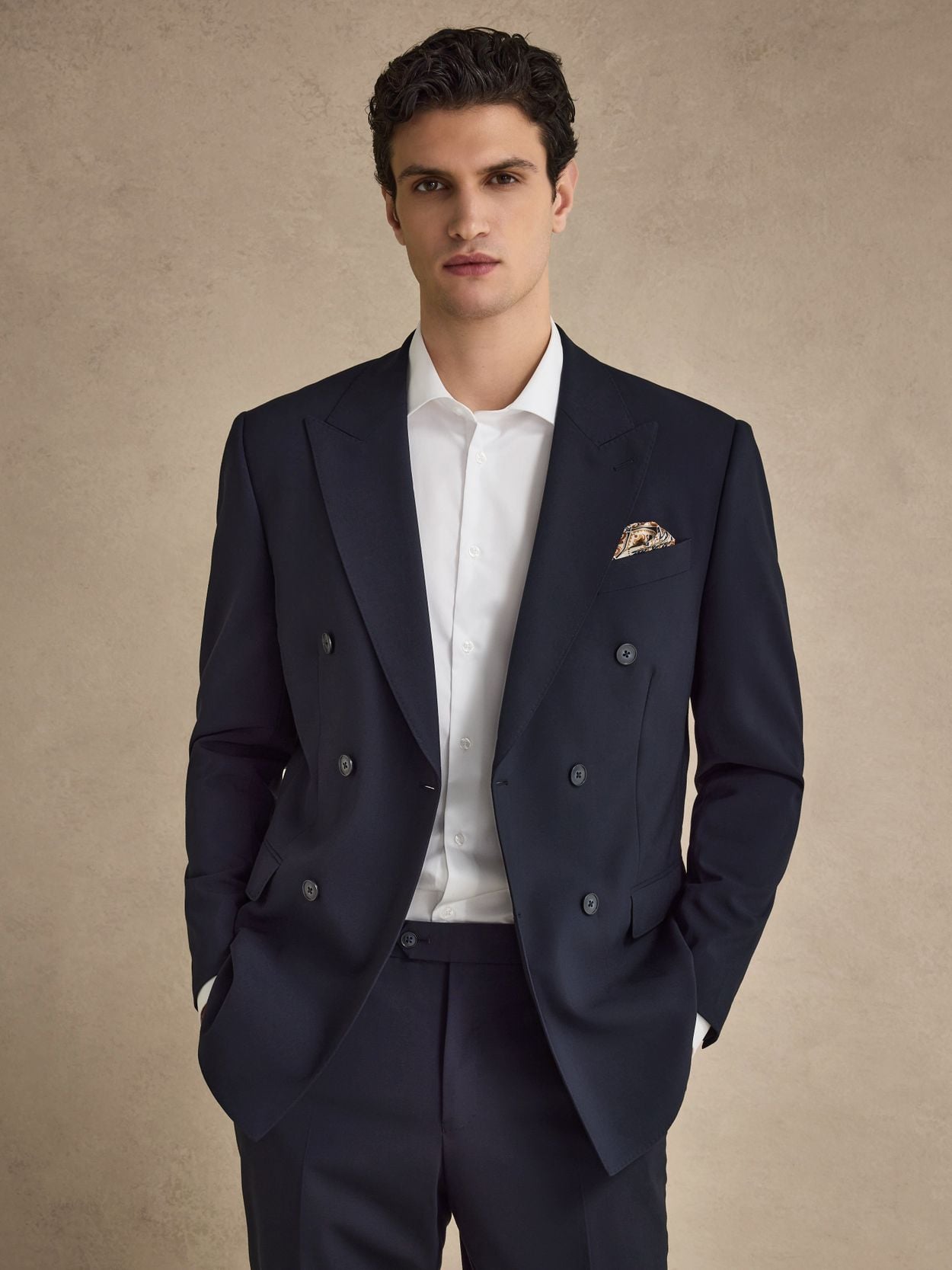 how to make a formal dress look casual Kenneth Cole Reaction Men's Modern Fit Notch Lapel Suit Separate Jacket, Blue, 42 Short
