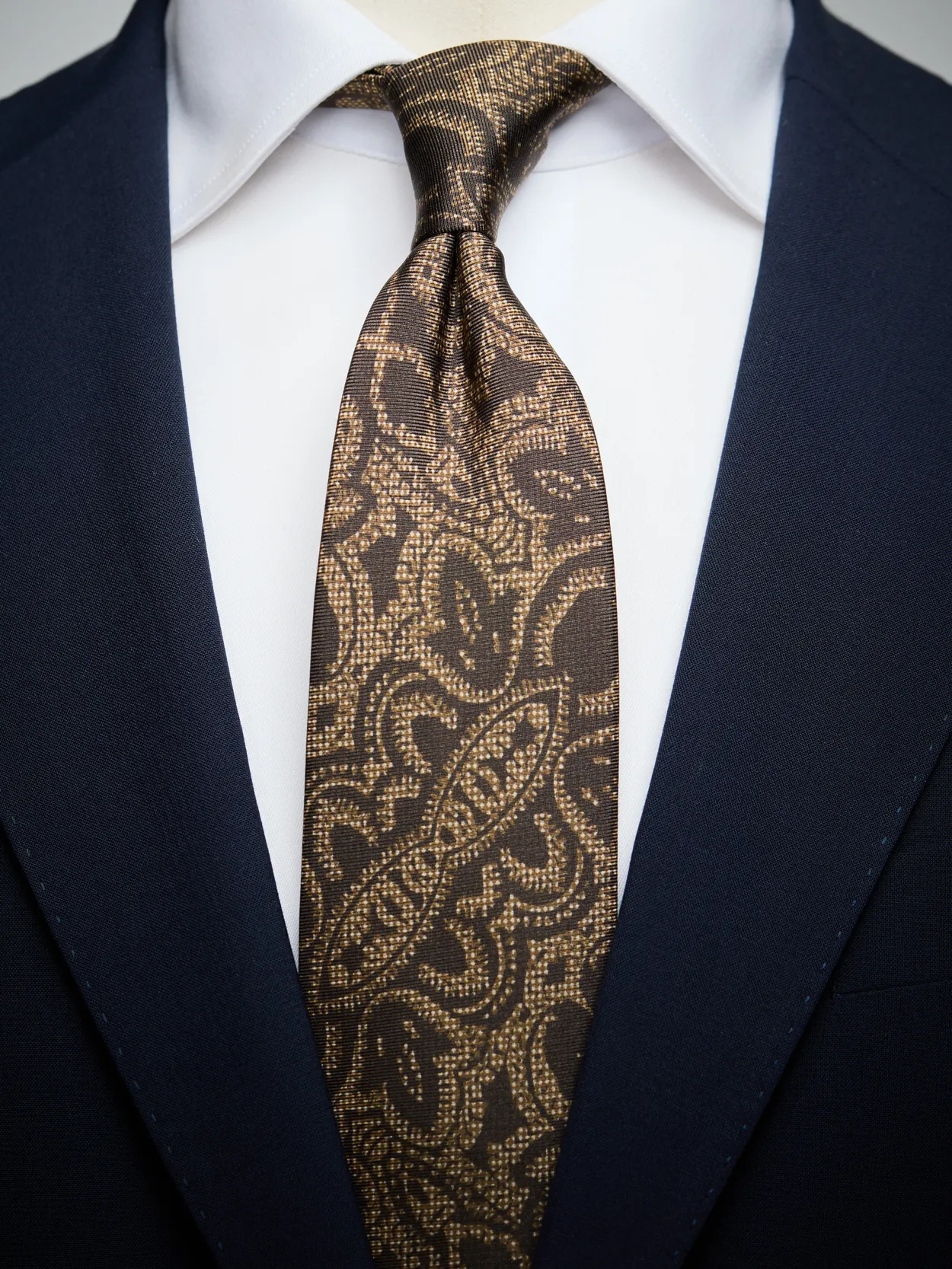 Brown Tie Paisley