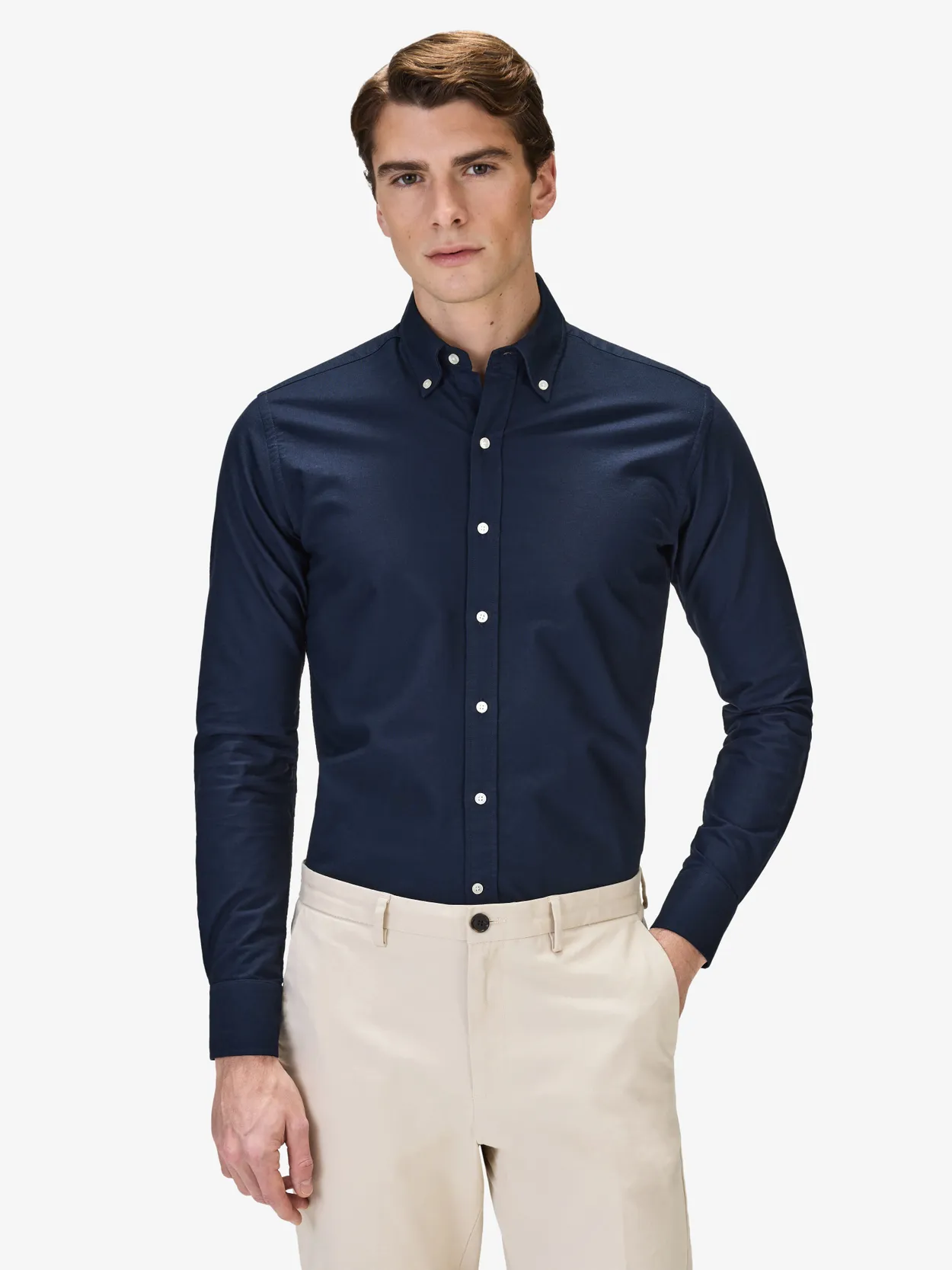 Dark Blue Oxford Shirt