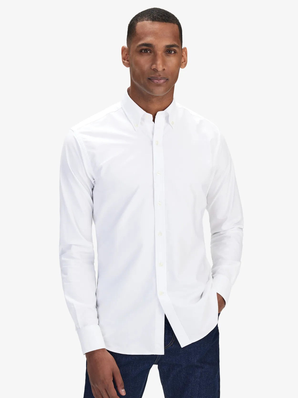Hvid Oxford Skjorte