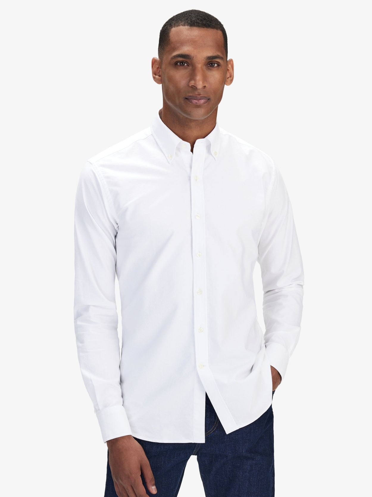 Polo white oxford clearance shirt