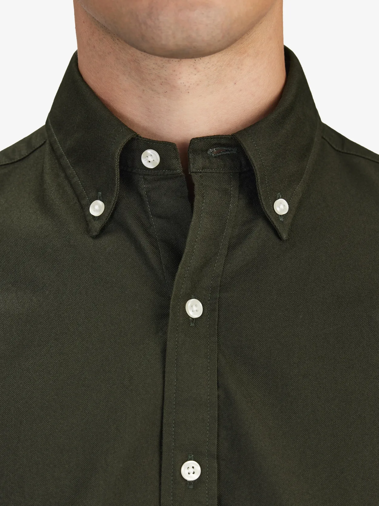 Olive green hot sale oxford shirt