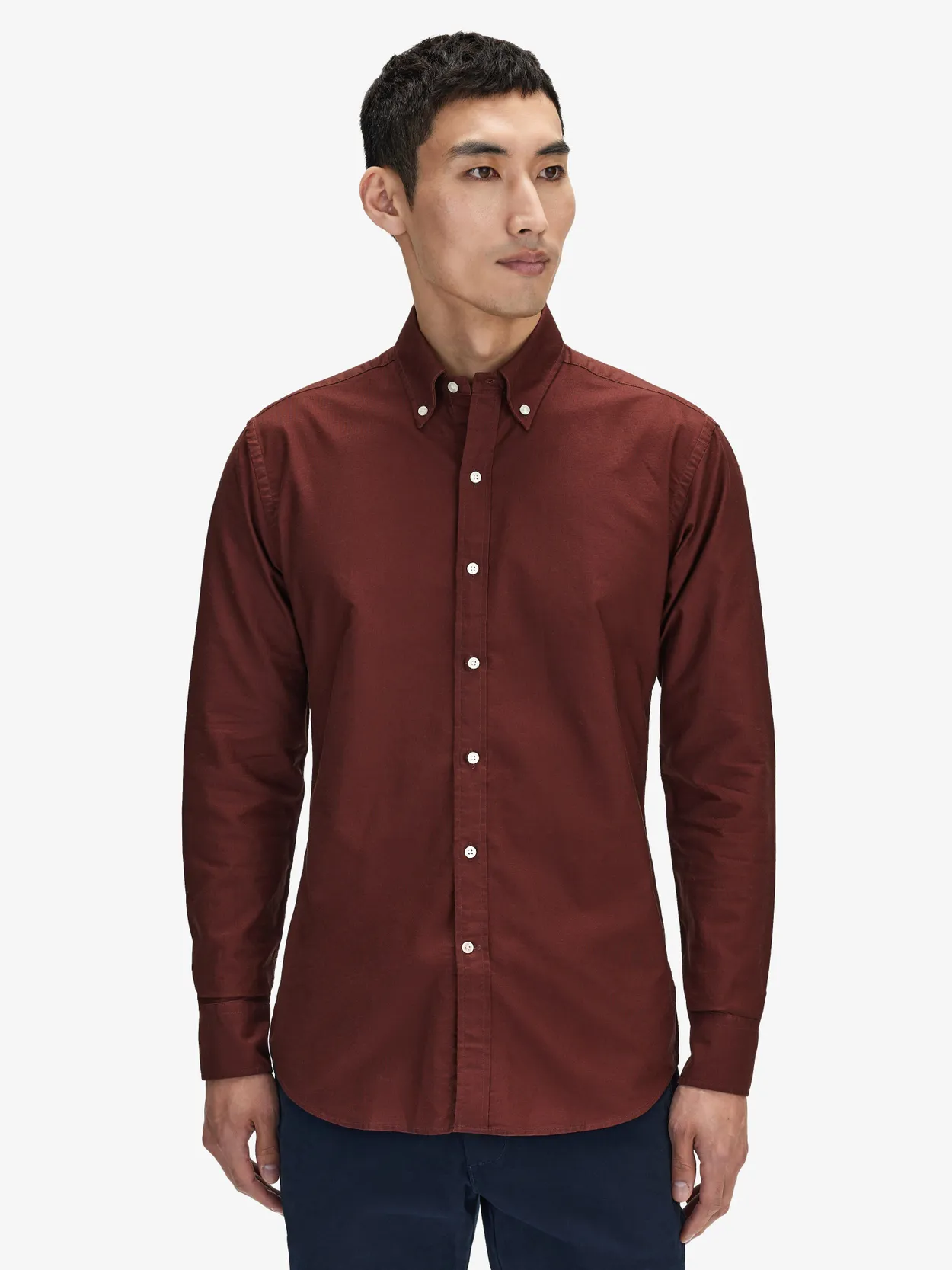 Dark Brown Oxford Shirt