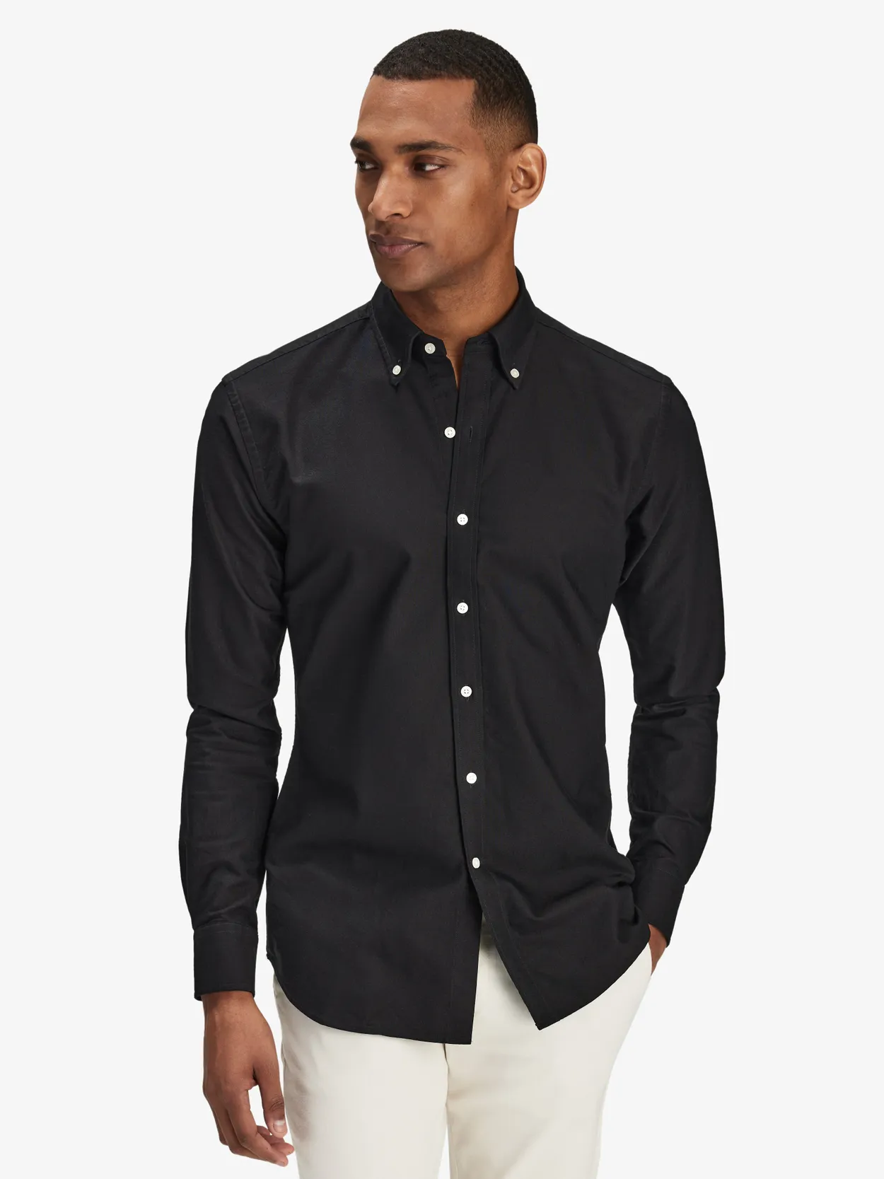 Slim Fit Favorite Oxford Shirt in Dark Coal