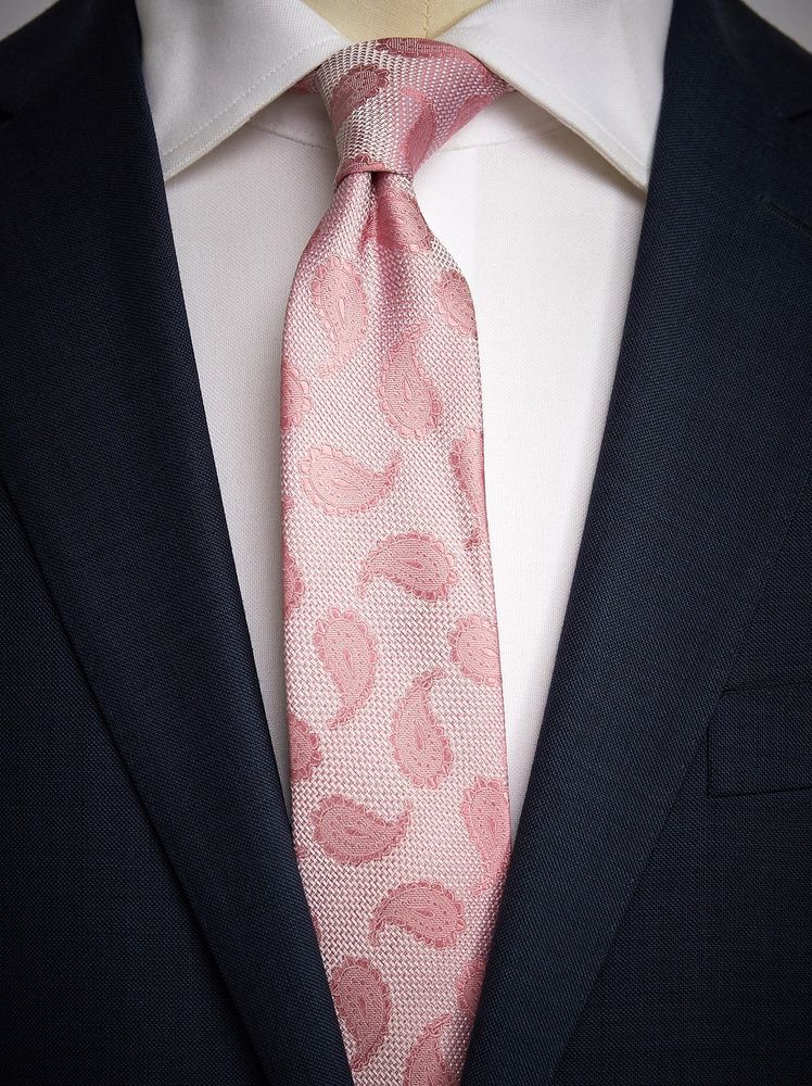 Cravate Homme Designer Frederick Thomas - Tweed à Carreaux Marron, Neuve Avec étiquette