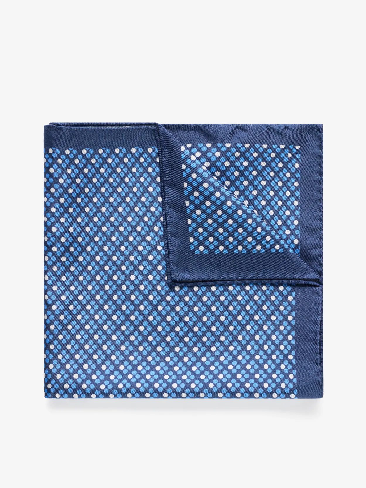 Dark Blue Pocket Square Structure