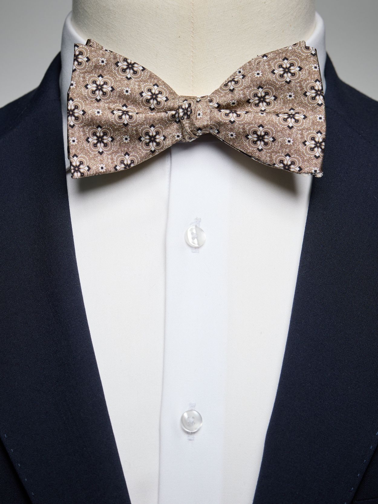 Brown Bow Tie Geometric