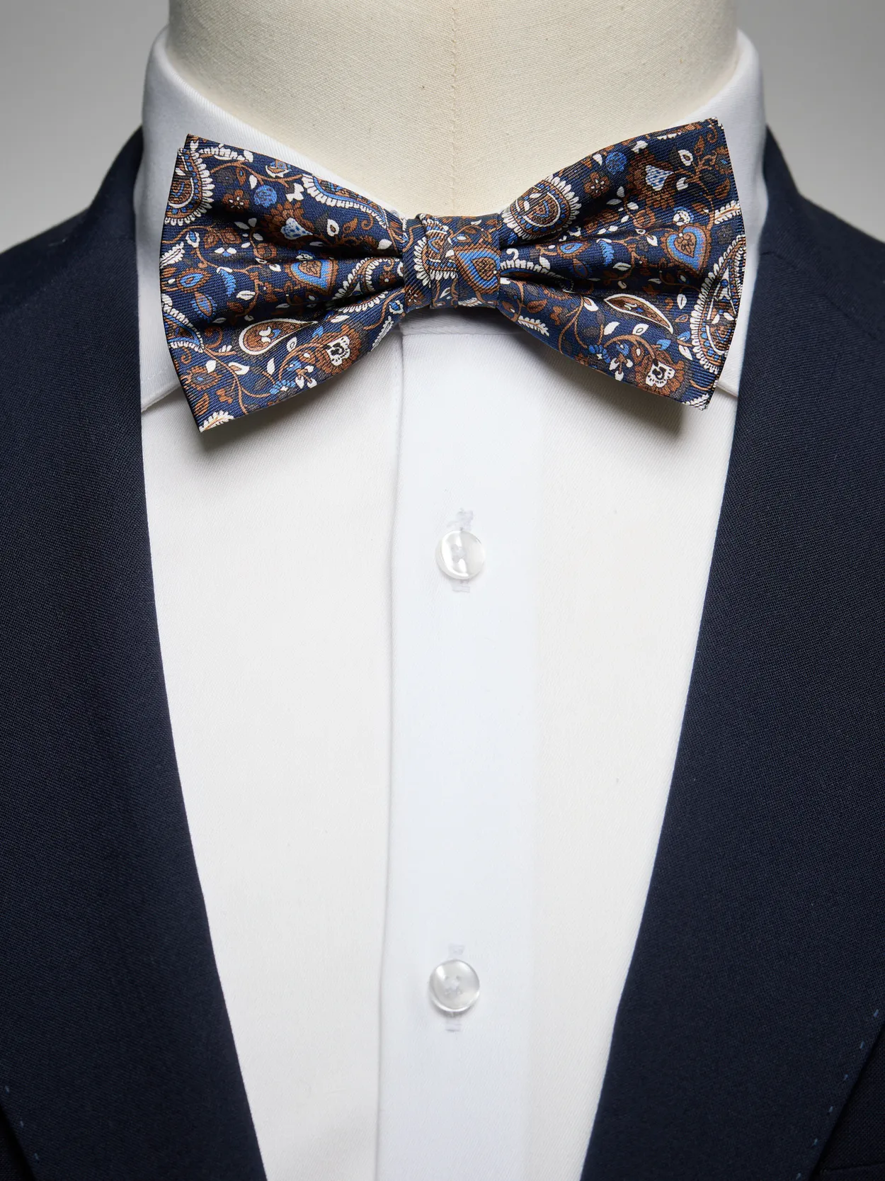 Blue Bow Tie Paisley