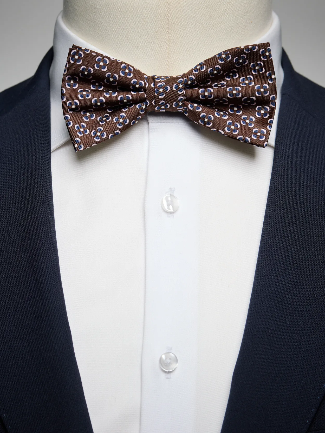 Brown Bow Tie Geometric