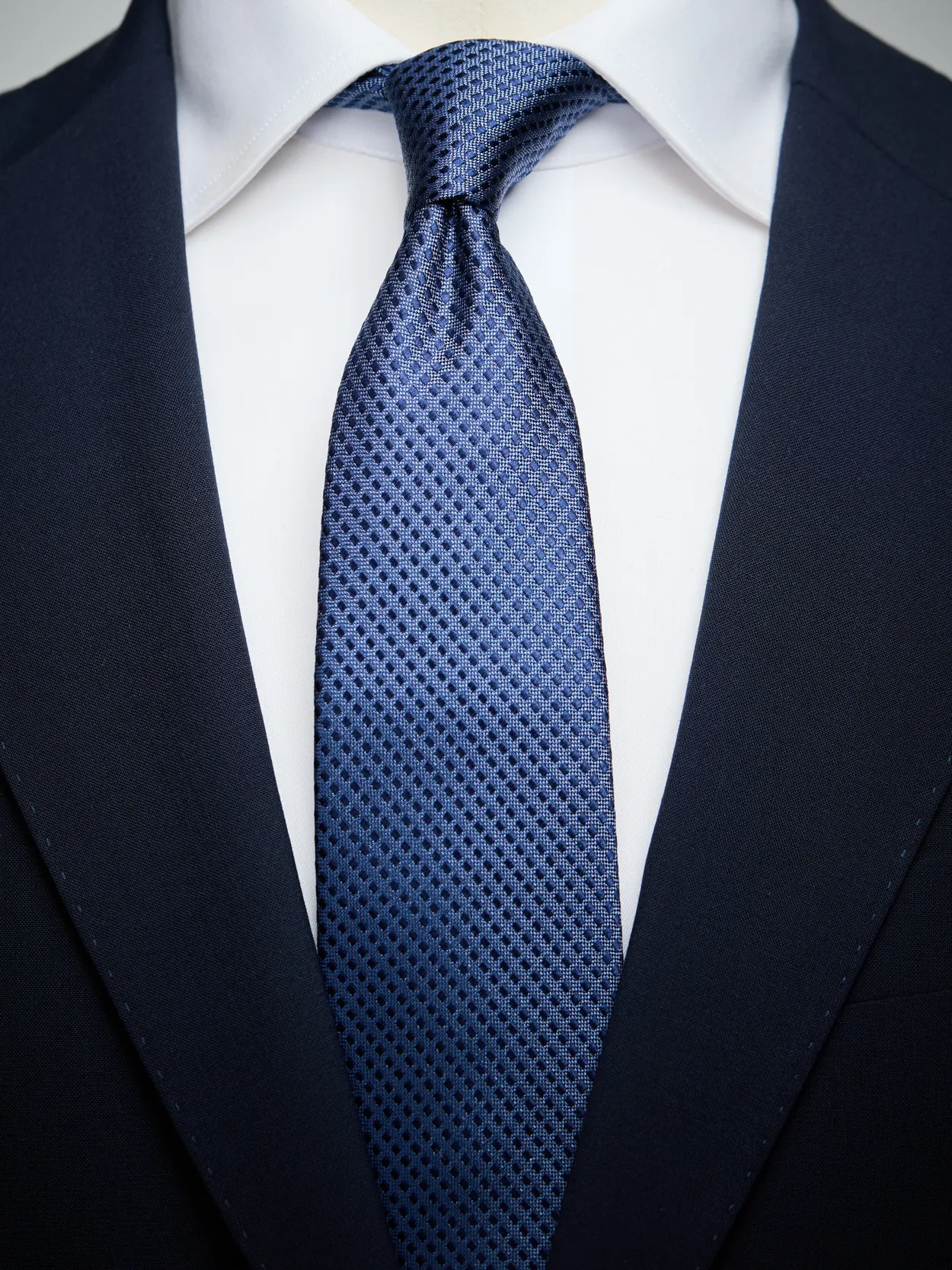 Dark Blue Tie Structure