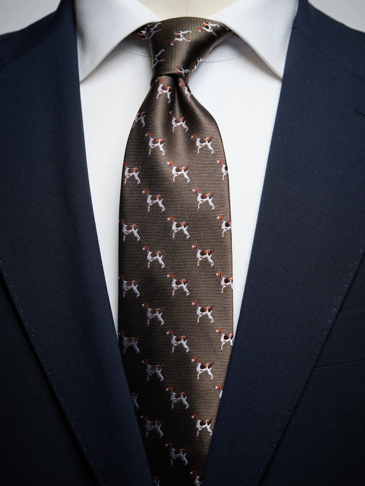 Brown Tie Motif