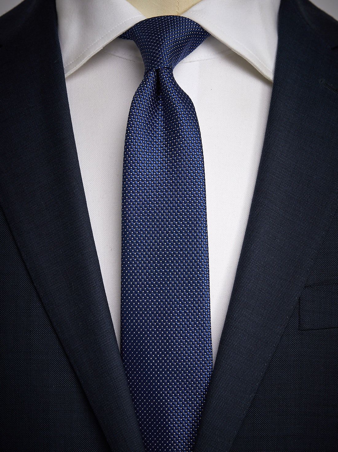 Blaue Struktur Krawatten