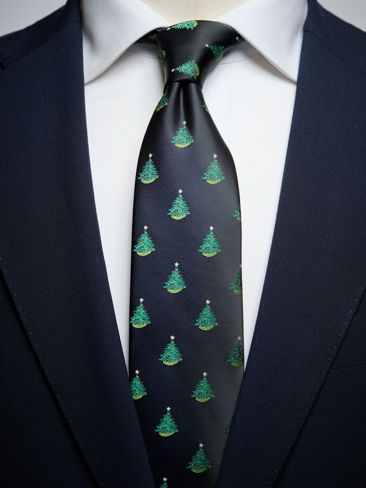 Blue Christmas Tie