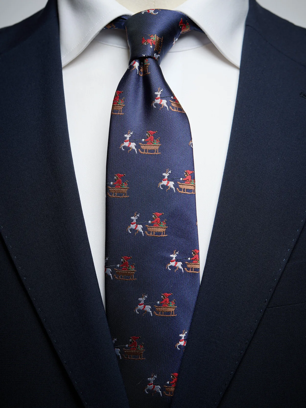 Blue Christmas Tie