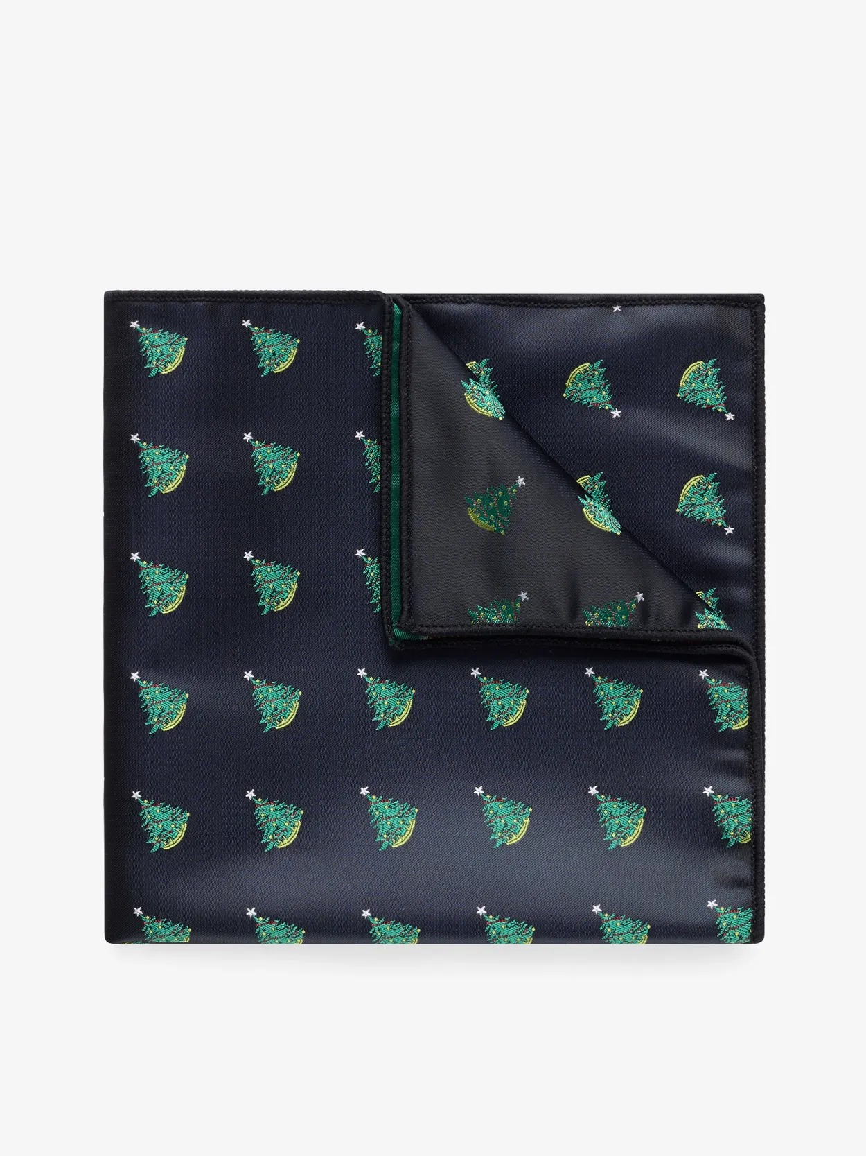 Blue Christmas Pocket Square