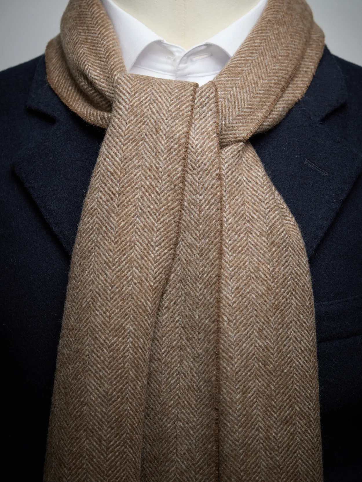 Brown Cashmere Scarf