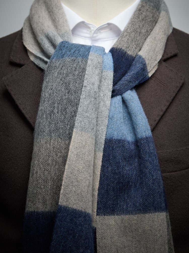 Grey Winter Scarf 