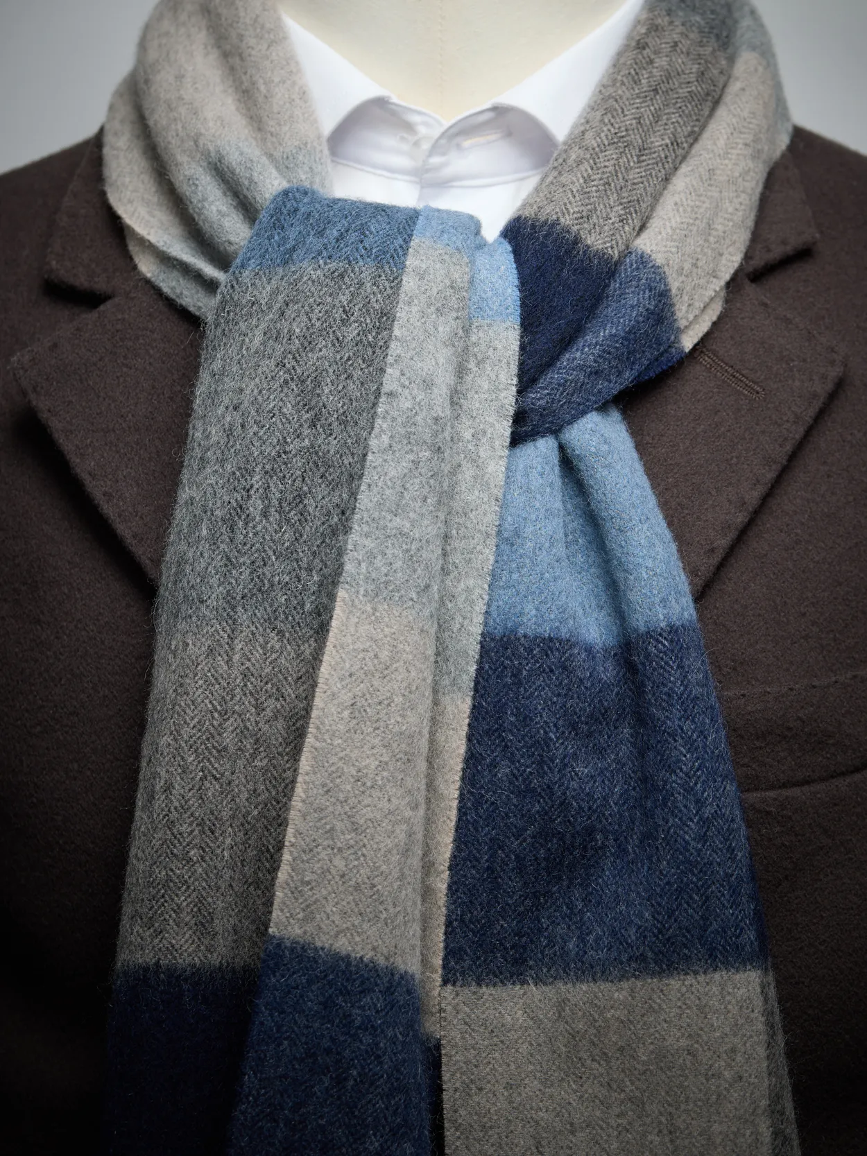 Grey Winter Scarf