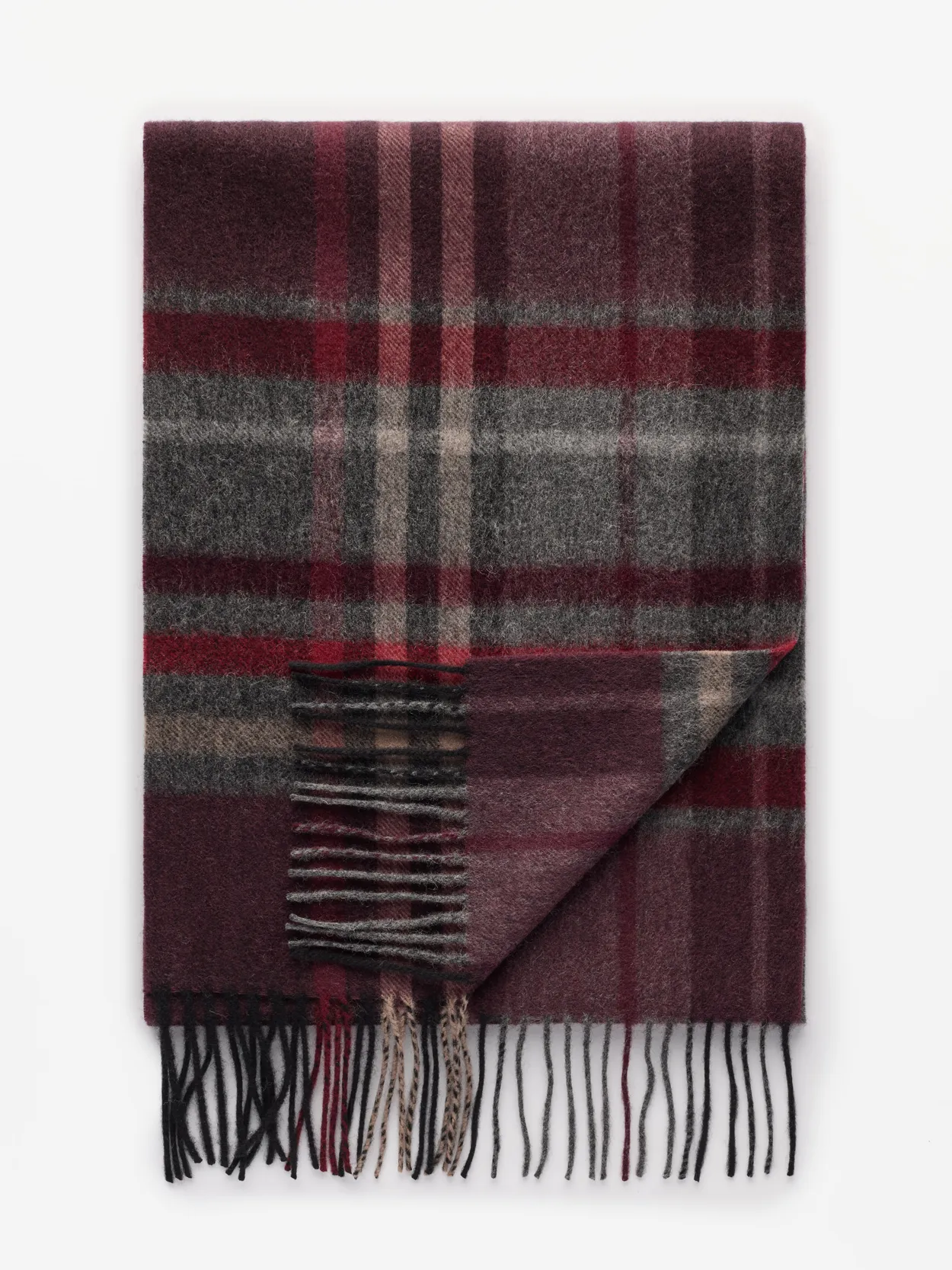 Burgundy Winter Scarf