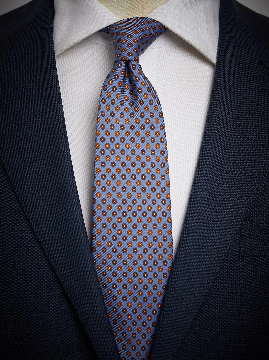 Light Blue Tie Motif