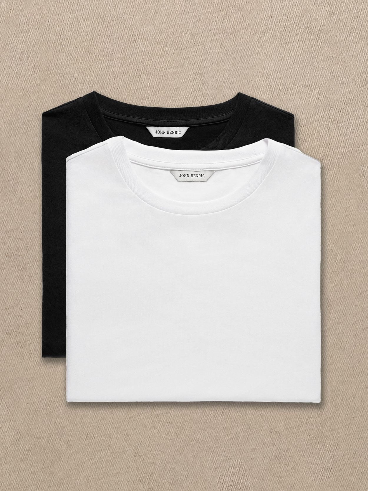 Image number 1 for product 2er-Pack Weiß & Schwarz Slim Fit Lightweight T-Shirt