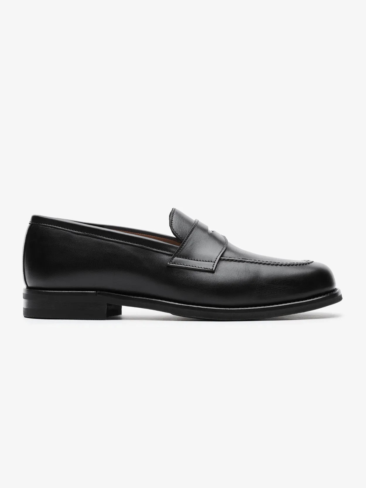 Zwarte Leren Loafers