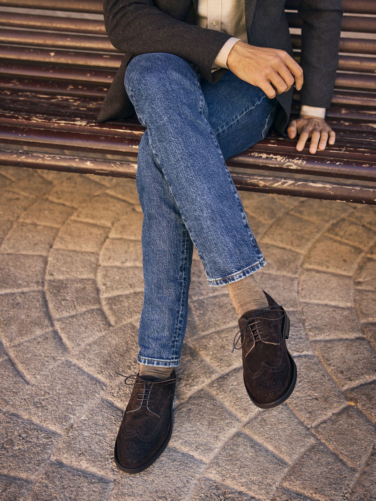 Suede Brogue Shoes Buy online John Henric