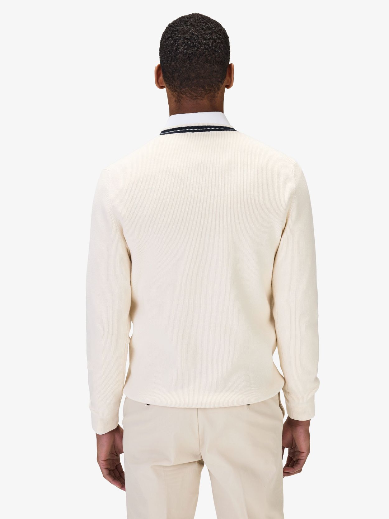 Cotton V-Neck Sweater - Buy online | John Henric