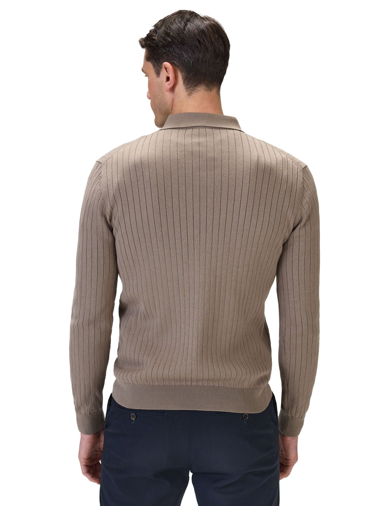p　HARD TWIST MERINO KNIT BIG POLO Ultimate Merino Wool Polo Sweater