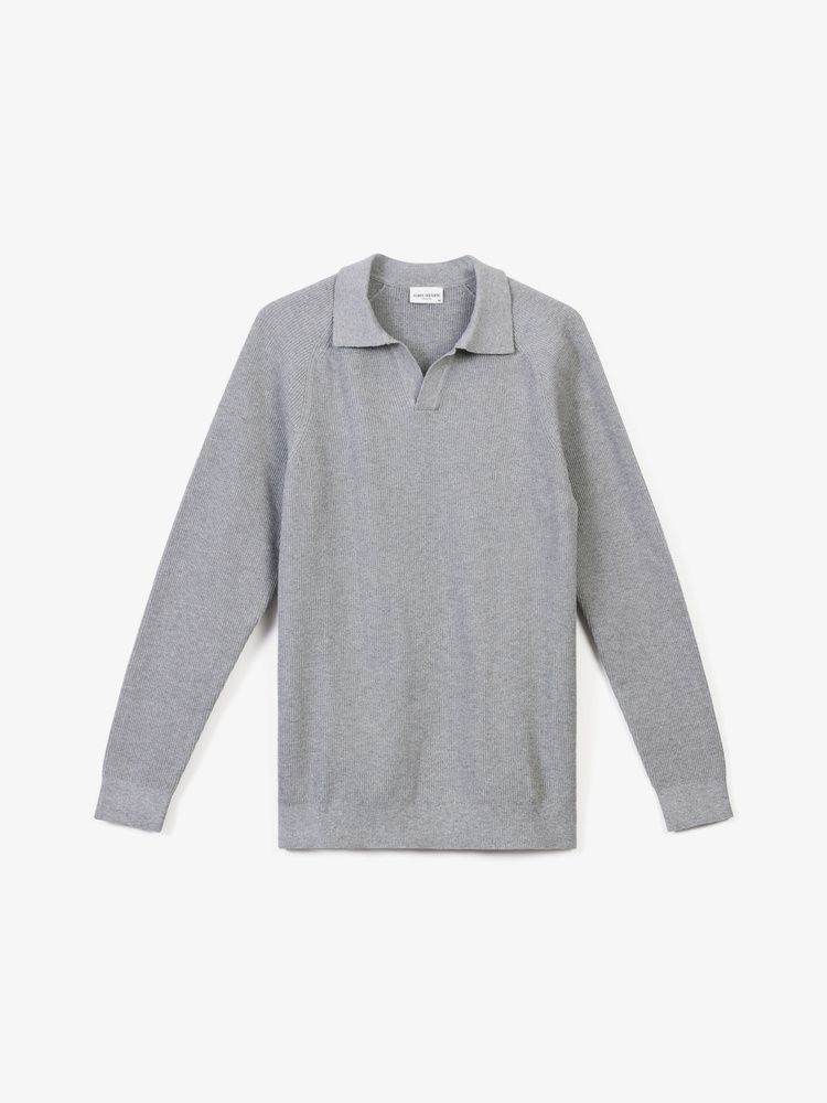 ENNOY　MERINO WOOL SWEATER (MIX GRAY)Lサイズ ENNOY エンノイ グレー MERINO WOOL SWEATER Lサイズ ENNOY エンノイ