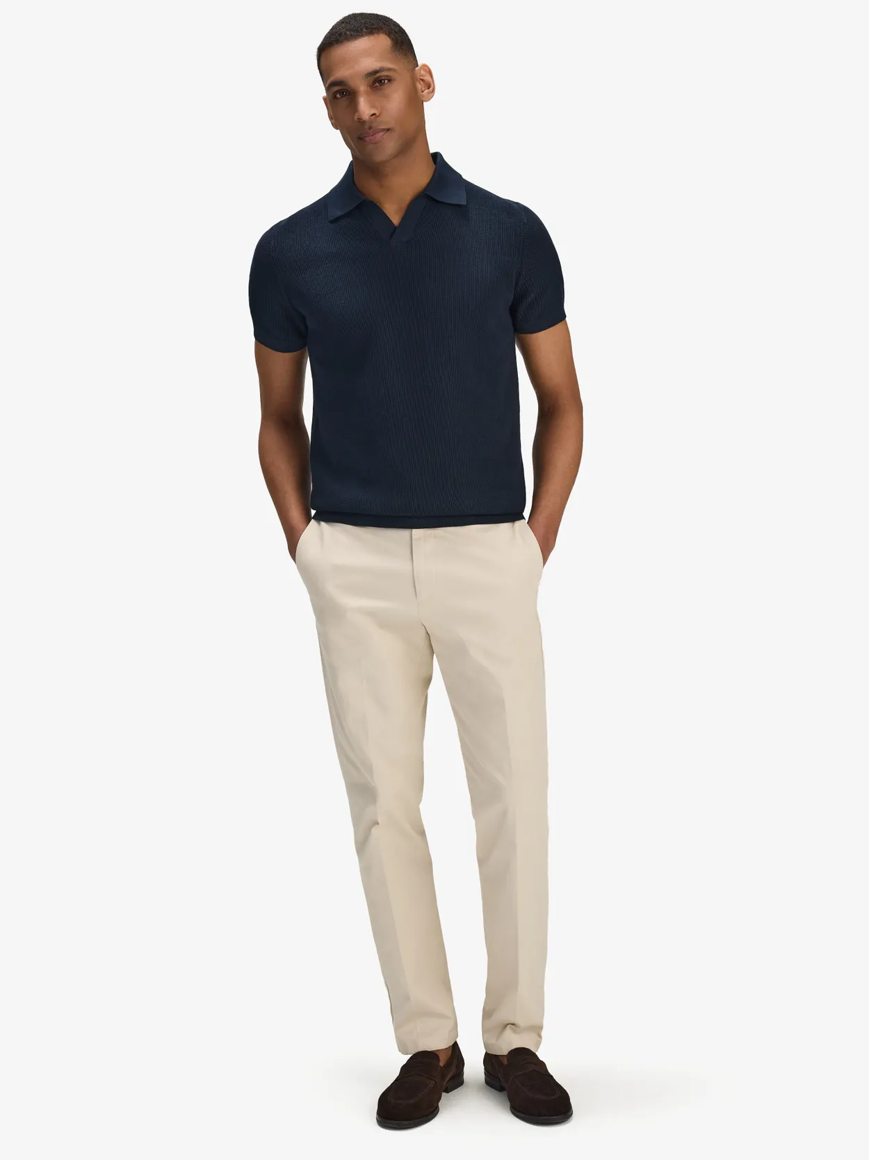 Open Collar Polo Shirt - Buy online | John Henric Open Collar Polo Shirt - Buy online | John Henric