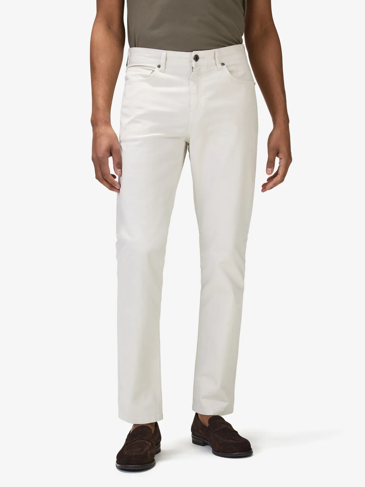 Cotton Solid Slim Fit Trousers - Buy online | John Henric