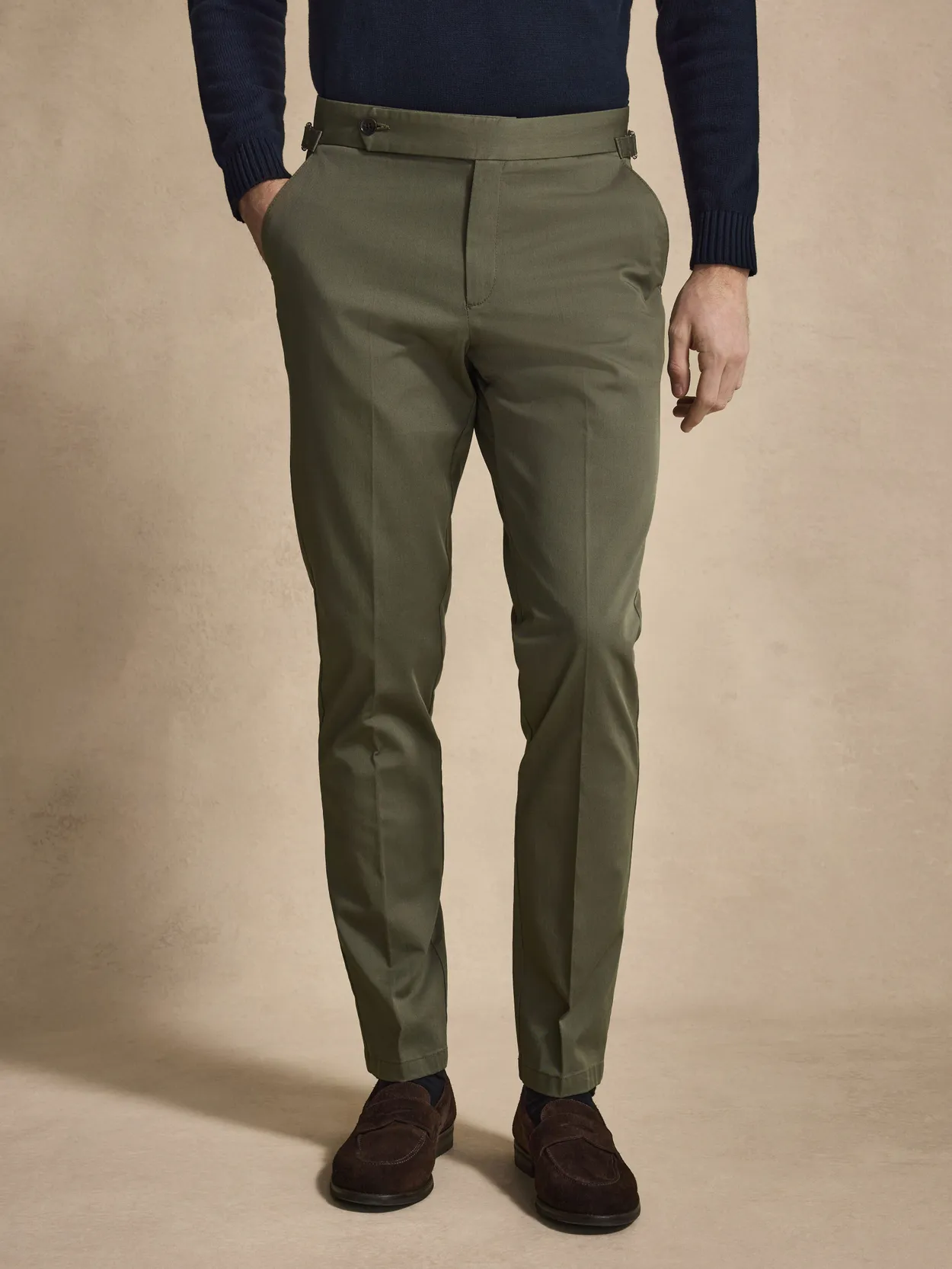 Grønn Slim Fit Chinos