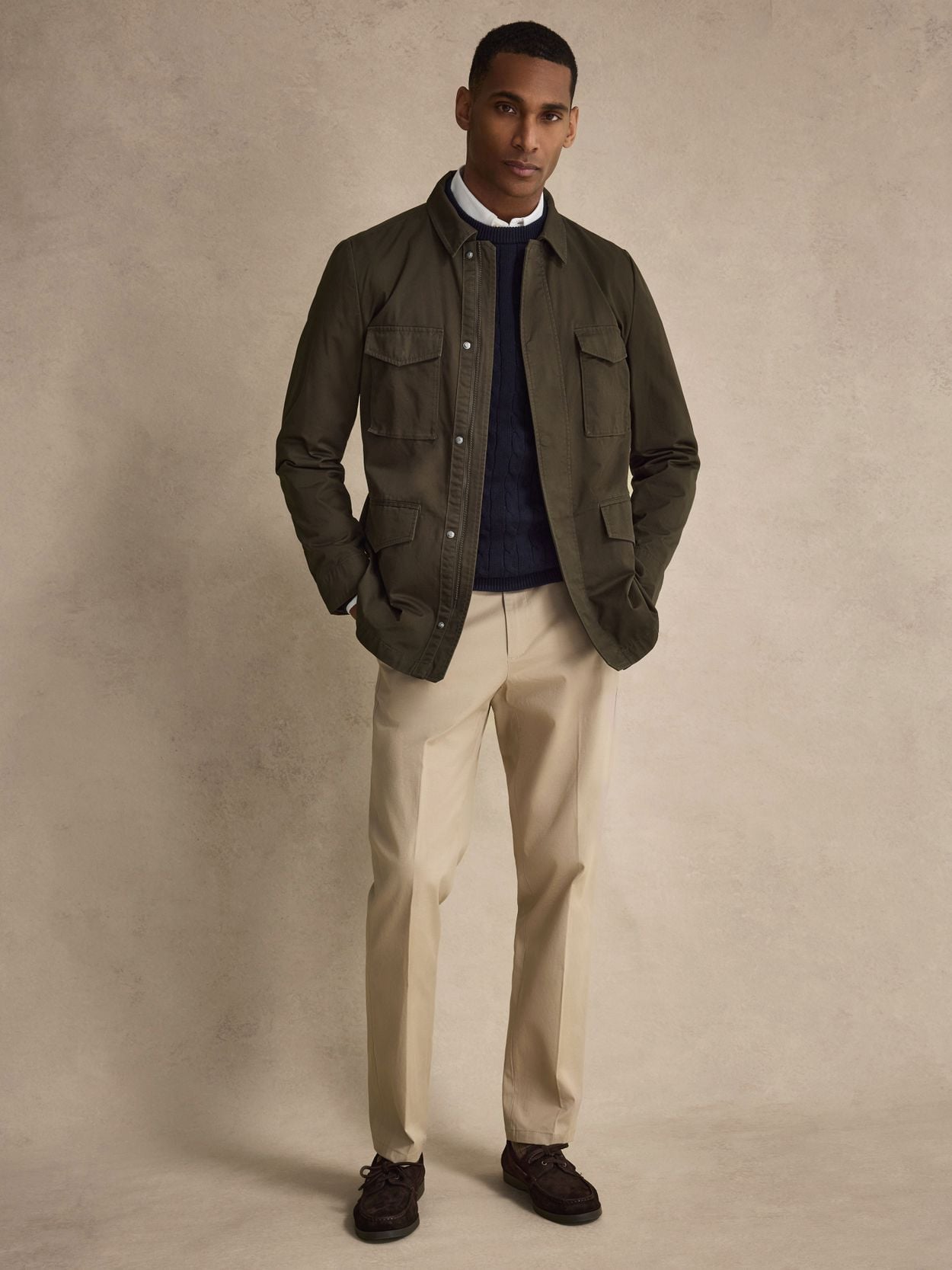 Green Jacket - Cotton - Buy online | John Henric