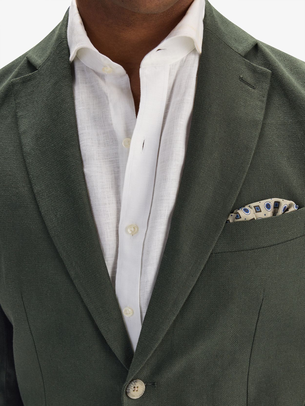 30s 【German Air Force Green Linen JKT】 30's】German Air Force Green Linen HBT Jacket 